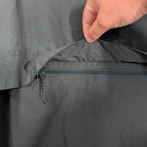 Krispy Kreme Donuts Employee Jacket Size Large Green All Climate Wear Full Zip - Picture 8 of 14